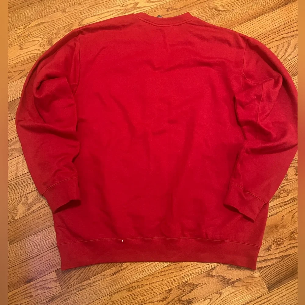 Vintage Tampa Bay Buccaneers Crewneck Sweatshirt Red NFL Football XL NWT